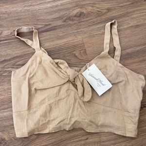 Universal Thread Women's Tie-Front Cropped Tank Top